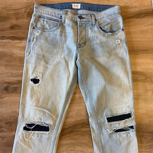 Hudson Jeans Men Size 31 Light Wash Denim Straight - Picture 3 of 7